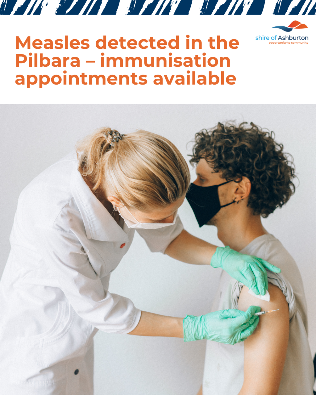 Measles detected in the Pilbara – immunisation appointments available