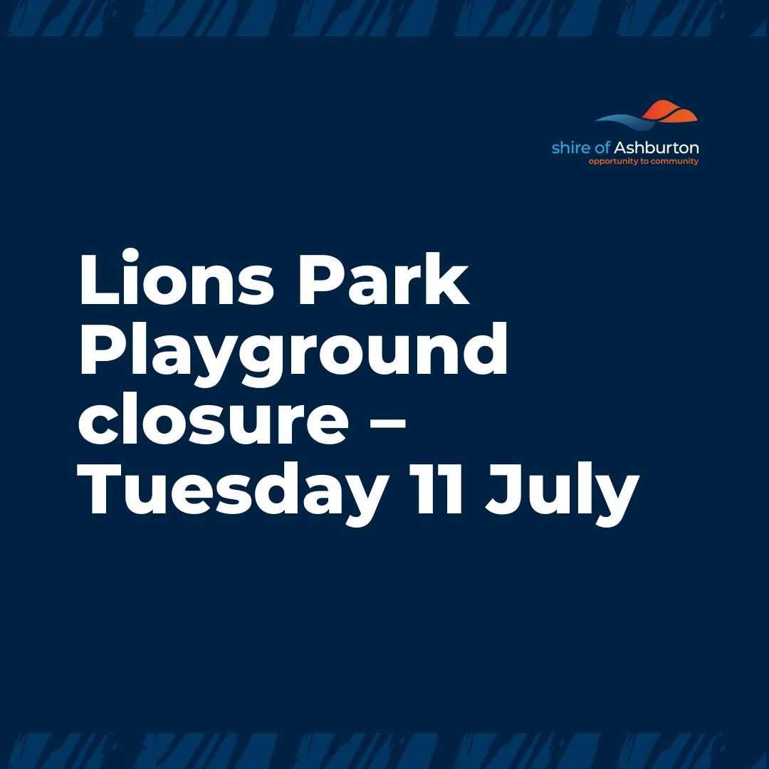 Lions Park Playground closure – Tuesday 11 July 2023